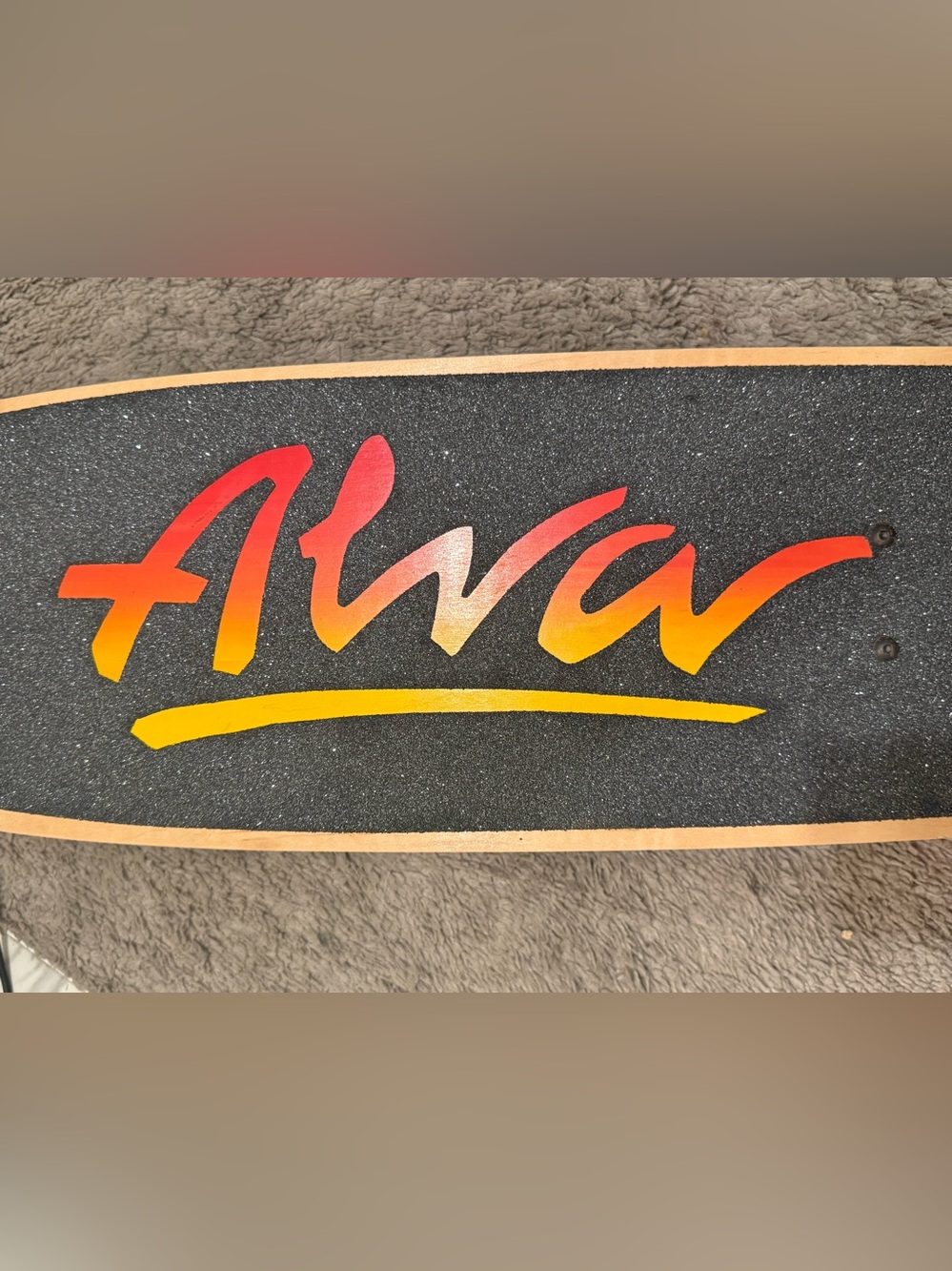 Vintage ALVA Skateboard Bennett Vector Trucks Z-Flex Risers1970s/1980s Cruiser